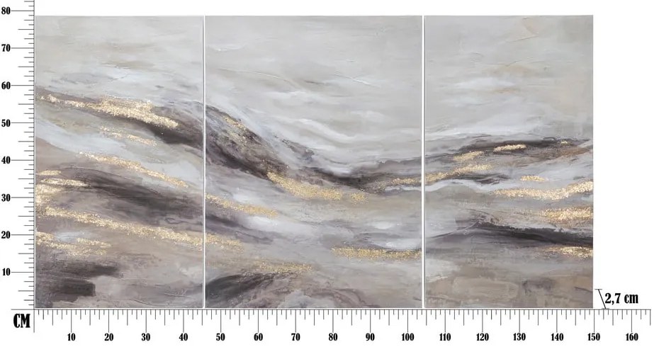 Obraz 3-częściowy Mauro Ferretti Monty, 150x80 cm
