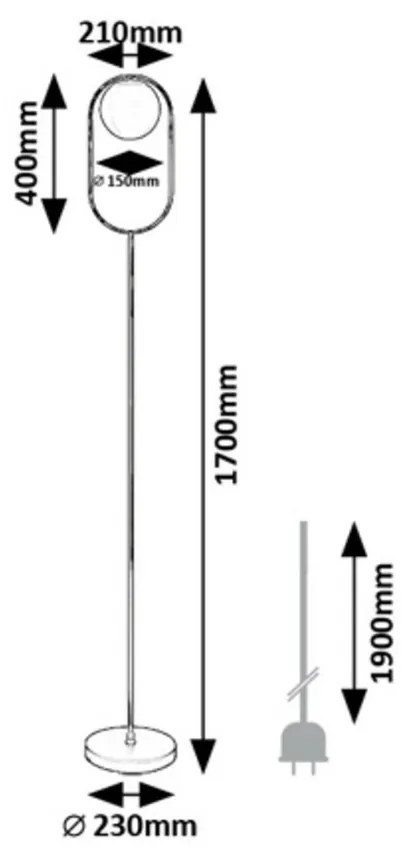 Rabalux 74029 lampa podłogowa stojąca Ghita