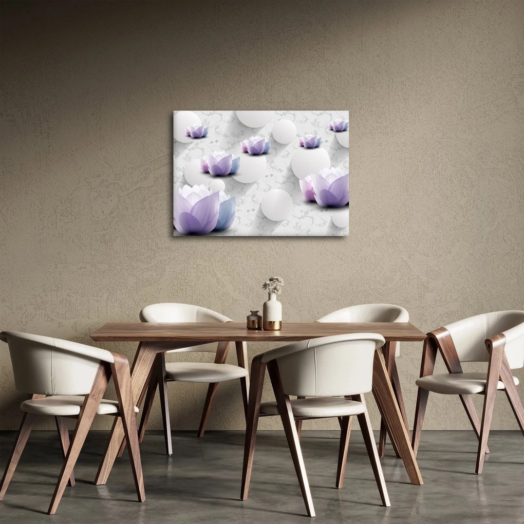 Obraz z kwiatami (70x50 cm)