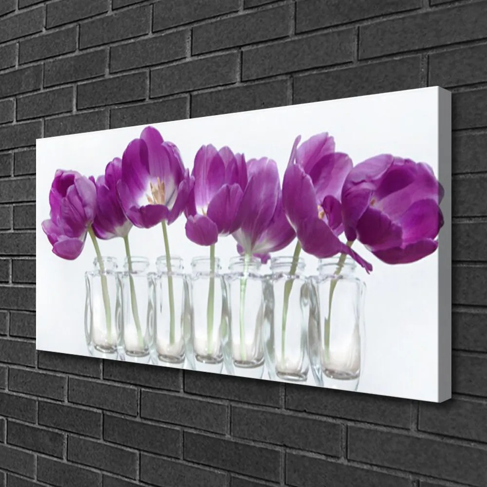 Obraz canvas na ścianę Rozkwitająca Natura w Kwiatach