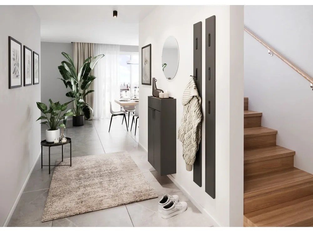 Antracytowa szafka 56x97x22 cm Ameca – Germania