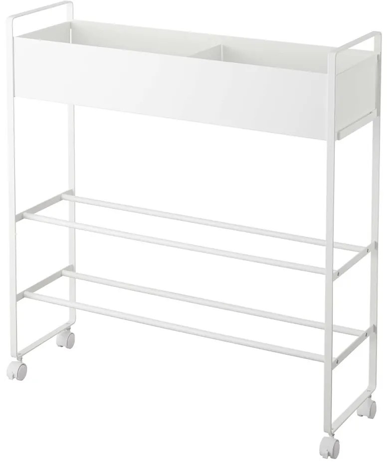 Biała metalowa dziecięca szafka na buty 74,5x74,5x22 cm Tower – YAMAZAKI