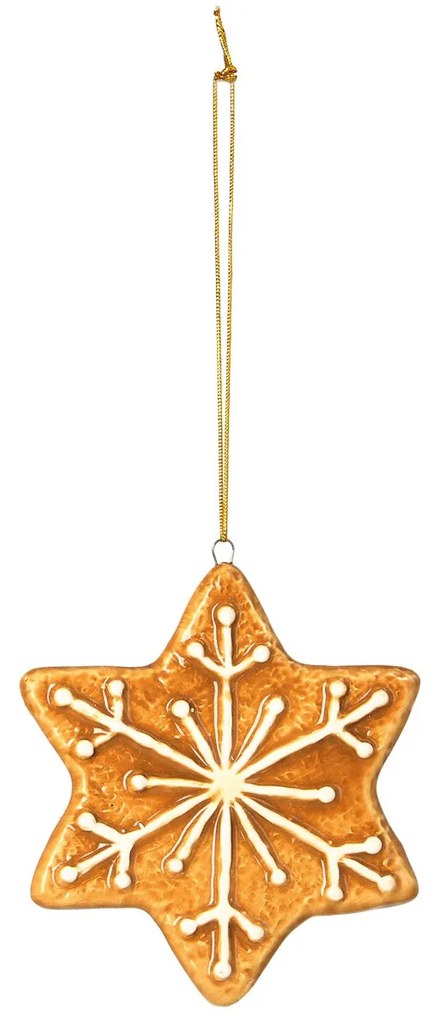 Ozdoba świąteczna Gingerbread Star III 10x10 cm
