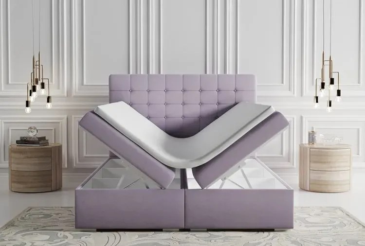 Łóżko kontynentalne 160x200 K1-L45