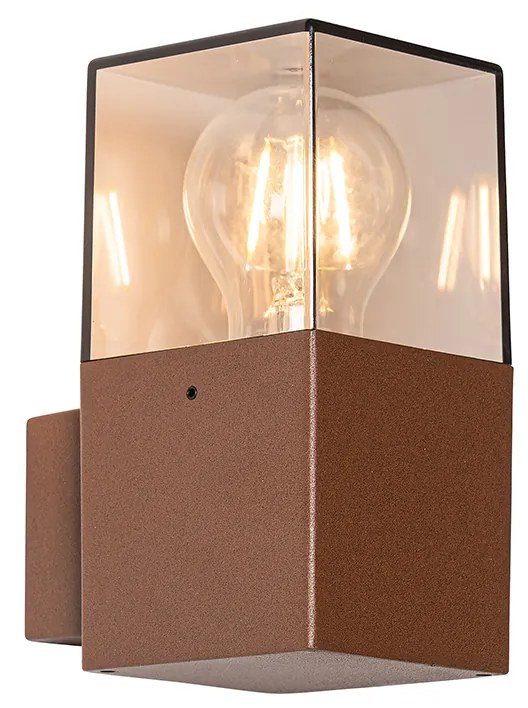 Zewnetrzna Industrialna lampa ścienna zewnętrzna rdzawo-brązowa IP44 - DenmarkPrzemysłowy Oswietlenie zewnetrzne