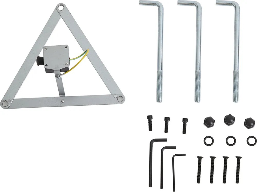 Klasyczny lampion zewnętrzny czarny 200 cm 3-źródła światła IP44 - Daphne