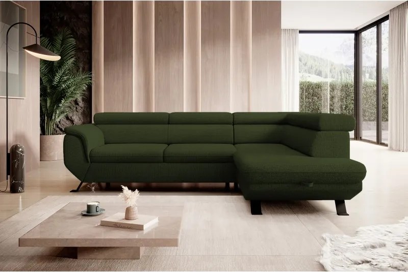 Narożnik RAVEN L z funkcją spania WERSAL