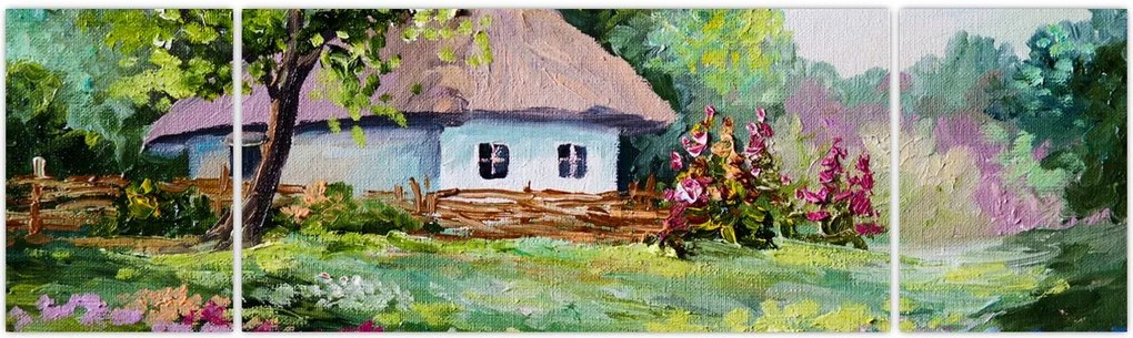 Obraz - Domek (170x50 cm)