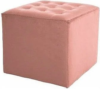 Pufa LORI VELVET antyczny róż