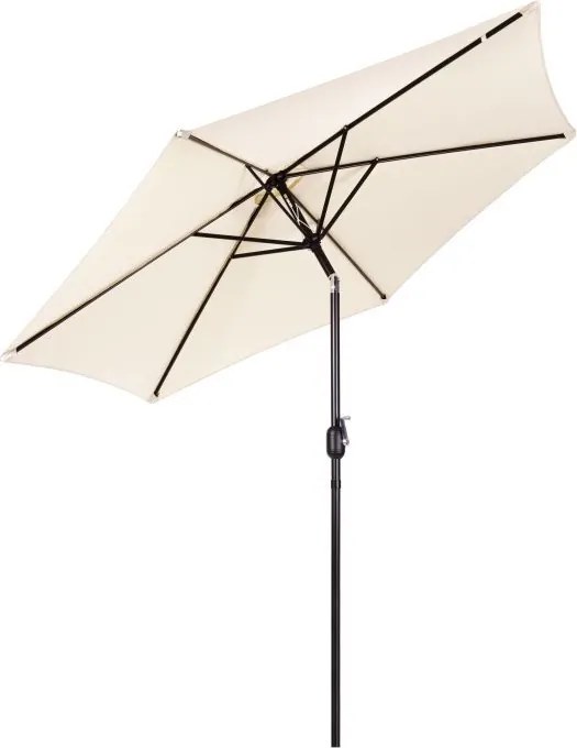 Duży parasol ogrodowy łamany, skośny SL-UM003C, beżowy