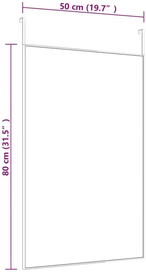 Złote prostokątne wiszące lustro w nowoczesnym stylu Z3-A75