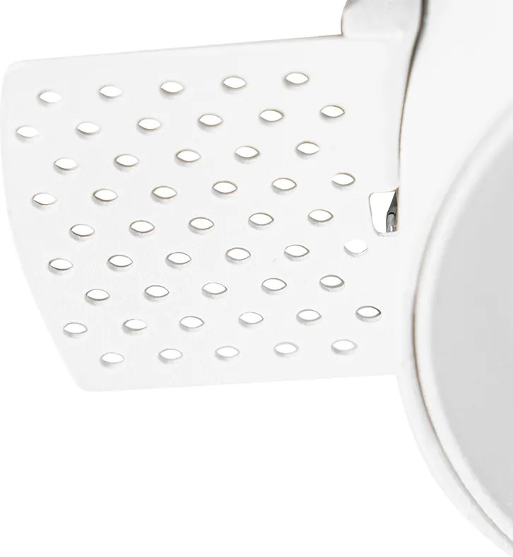 Nowoczesny wpuszczany reflektor biały GU10 okrągły bez kołnierza - Oneon Honey