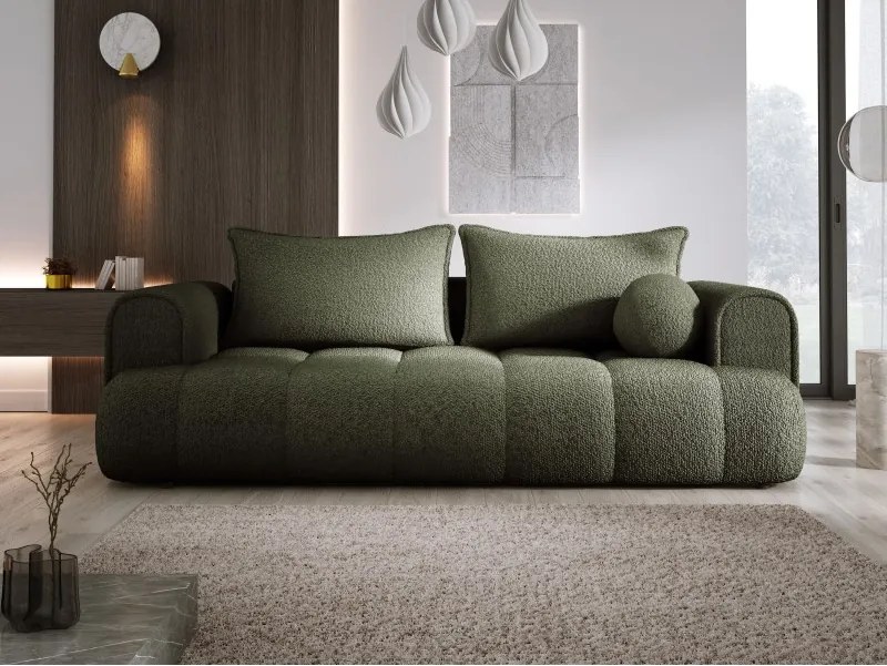 Sofa COCO z funkcja spania i pojemnikiem ZIELONY ANTHOLOGY 12