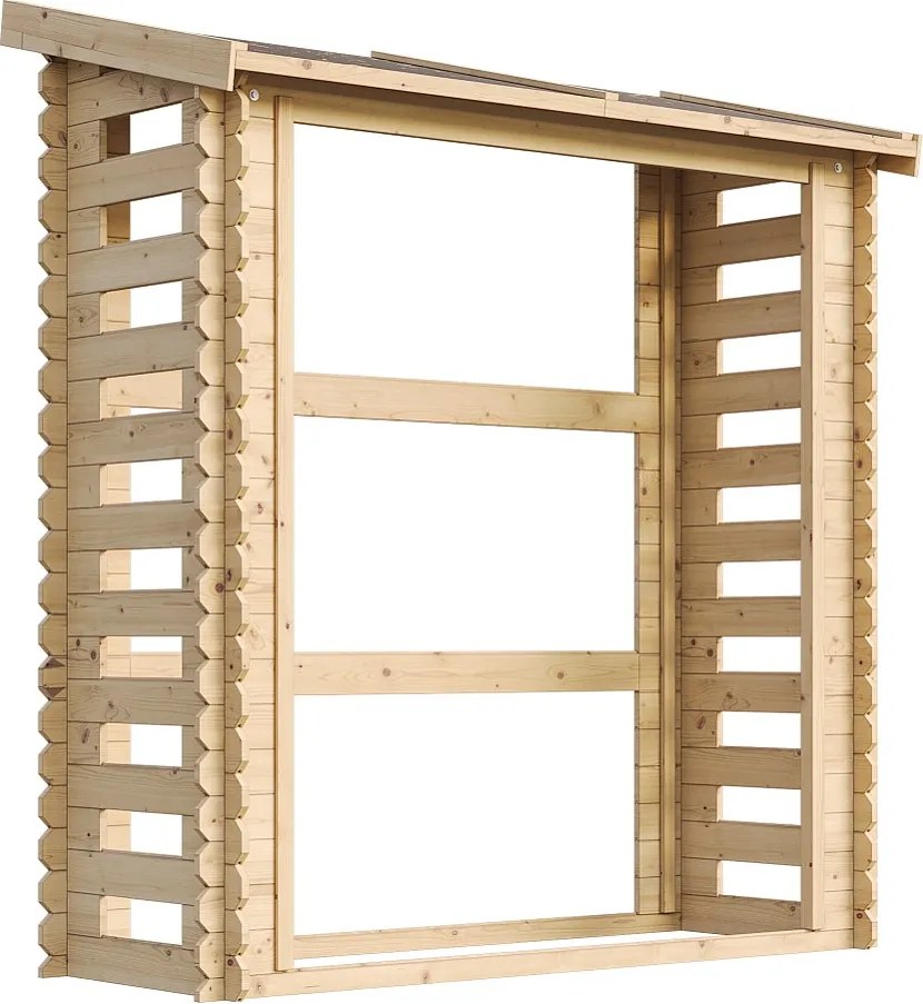 Drewniana drewutnia - M201-1