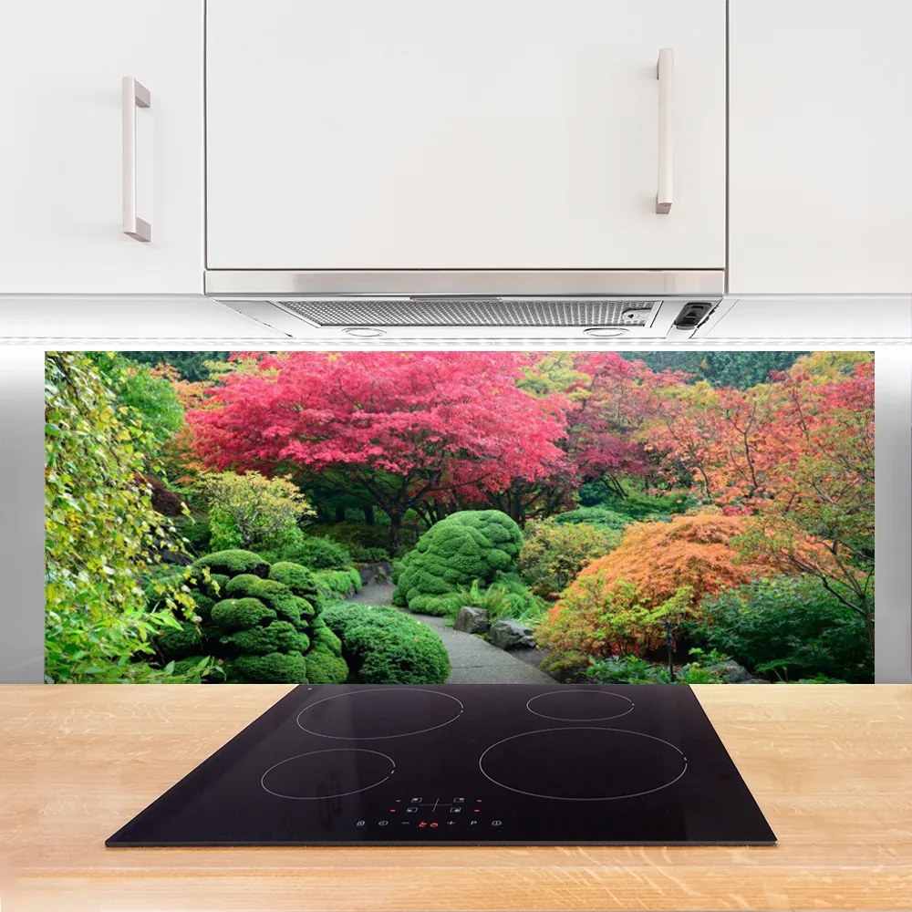 Panel Kuchenny Kwitnący Ogród Marzeń