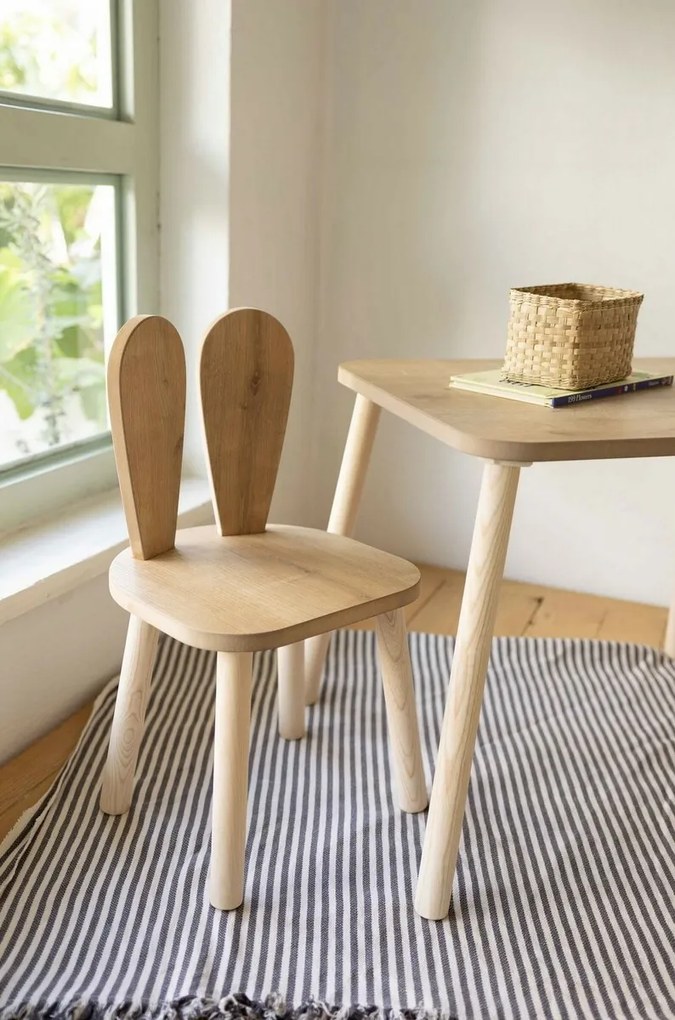 Krzesełko dla dzieci Bunny Chair – brązowe