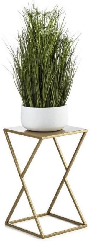 Stojak na kwiaty LOFT 40x23,5 cm złoty