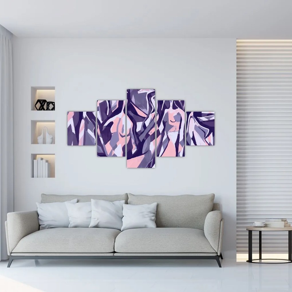 Obraz - Abstrakcyjne kobiety (125x70 cm)