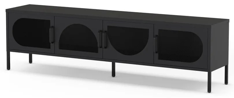 Czarna szafka pod TV 180x50 cm Tayra – Marckeric