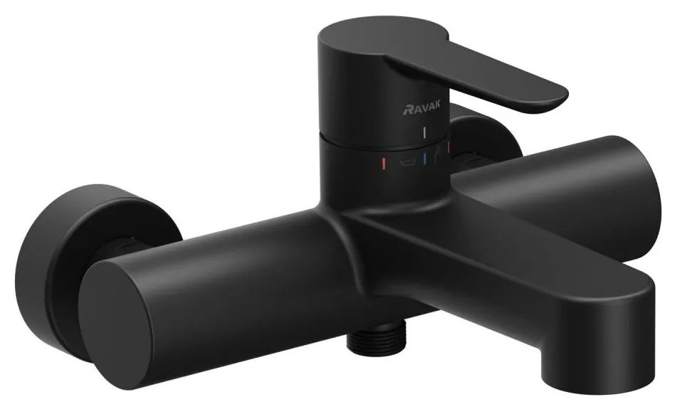 Ravak X070185 - Bateria wannowa PURI czarna