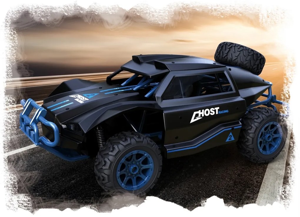 Buddy Toys BRC 18.521 Samochód zdalnie sterowanyRC Rally Racer, niebieski