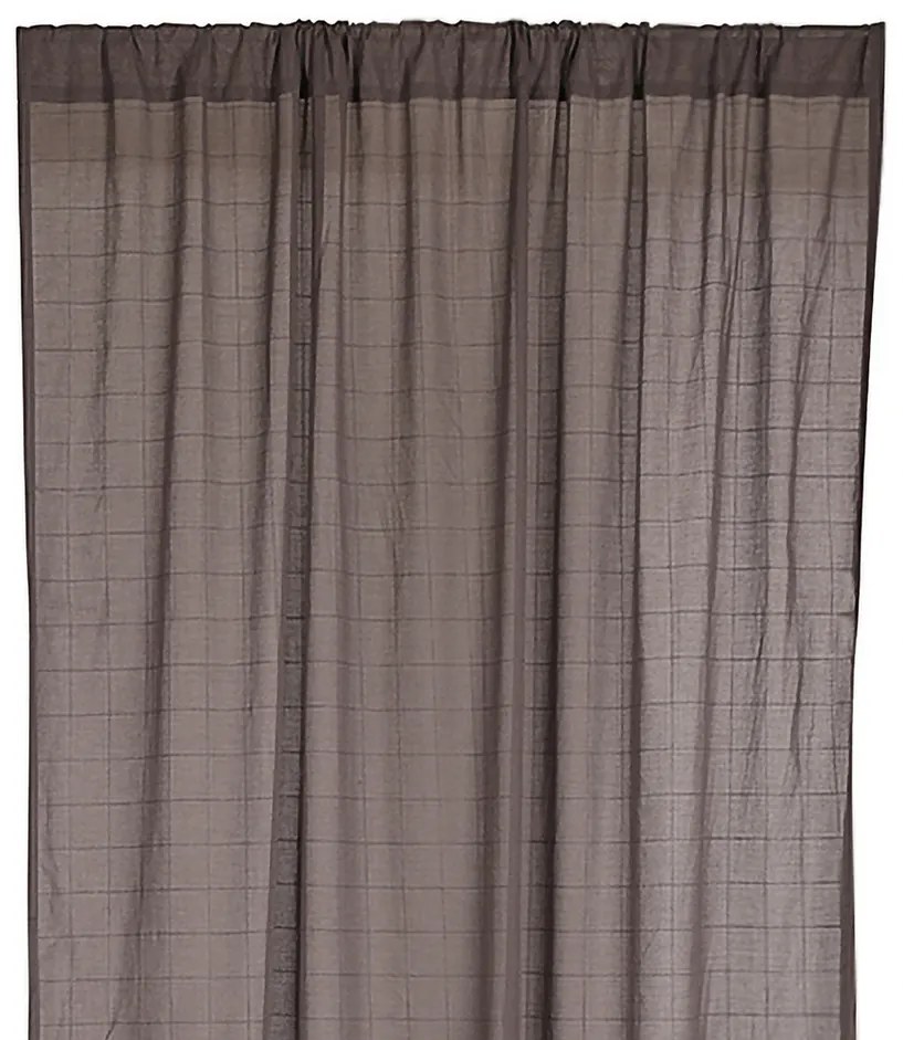 Zasłona Violet, 140 x 250 cm, ciemnoszara