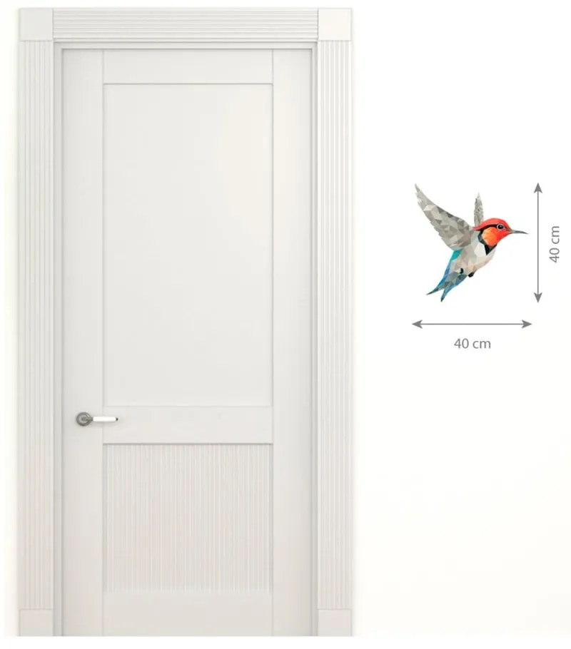 Naklejka Ambiance Origami Colibri