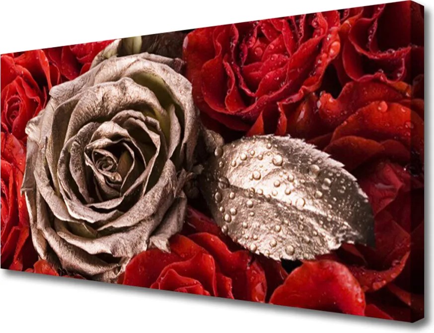 Obraz na płótnie Romantyczny Bukiet Róż