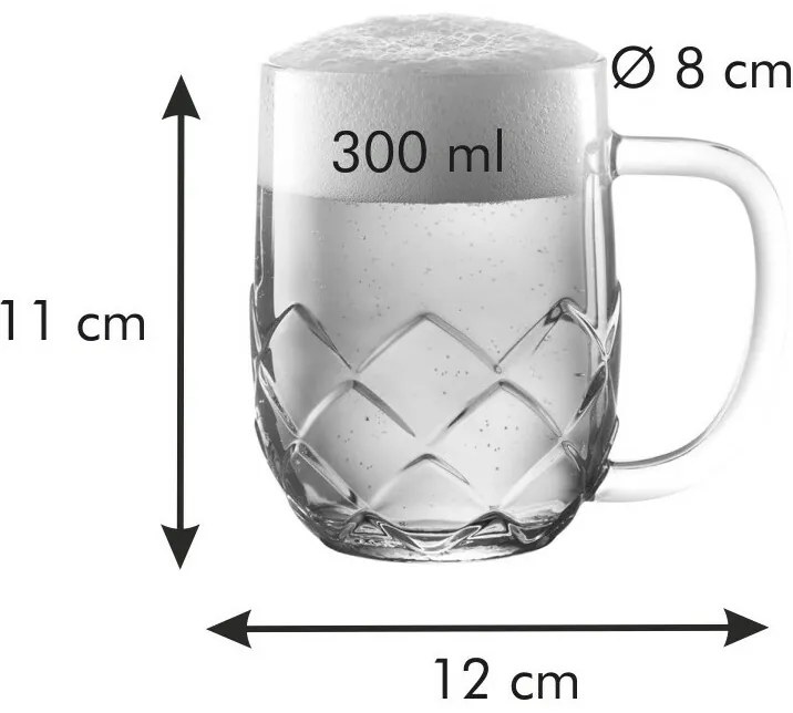 Tescoma Szklanka do piwa myBEER Lupulus, 0,3 l, 0,3 l