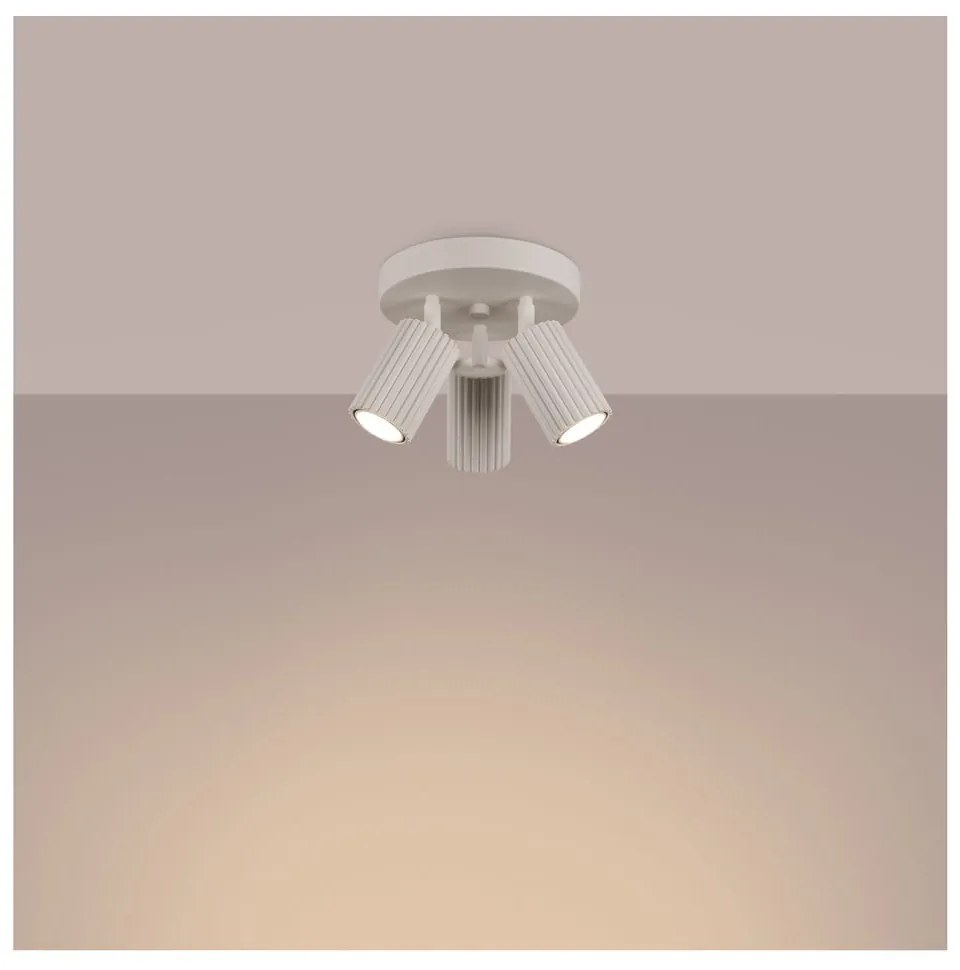 Kremowa lampa punktowa Gleam – Sollux