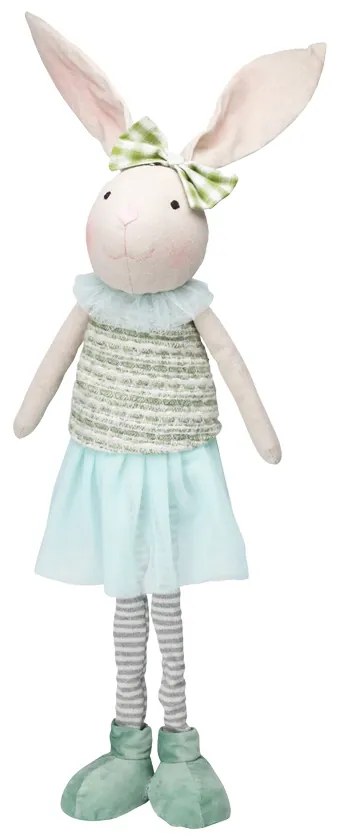 Figurka dekoracyjna królik z wyciąganymi nogami, 85 cm