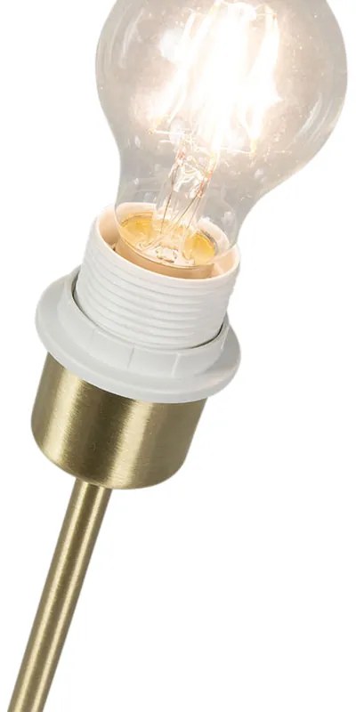 Klasyczna lampa stołowa mosiężna - Kaso Nowoczesny Oswietlenie wewnetrzne