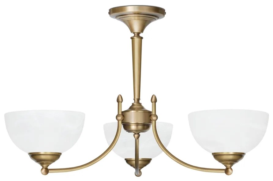 Niski żyrandol mosiężny Y-S3AK