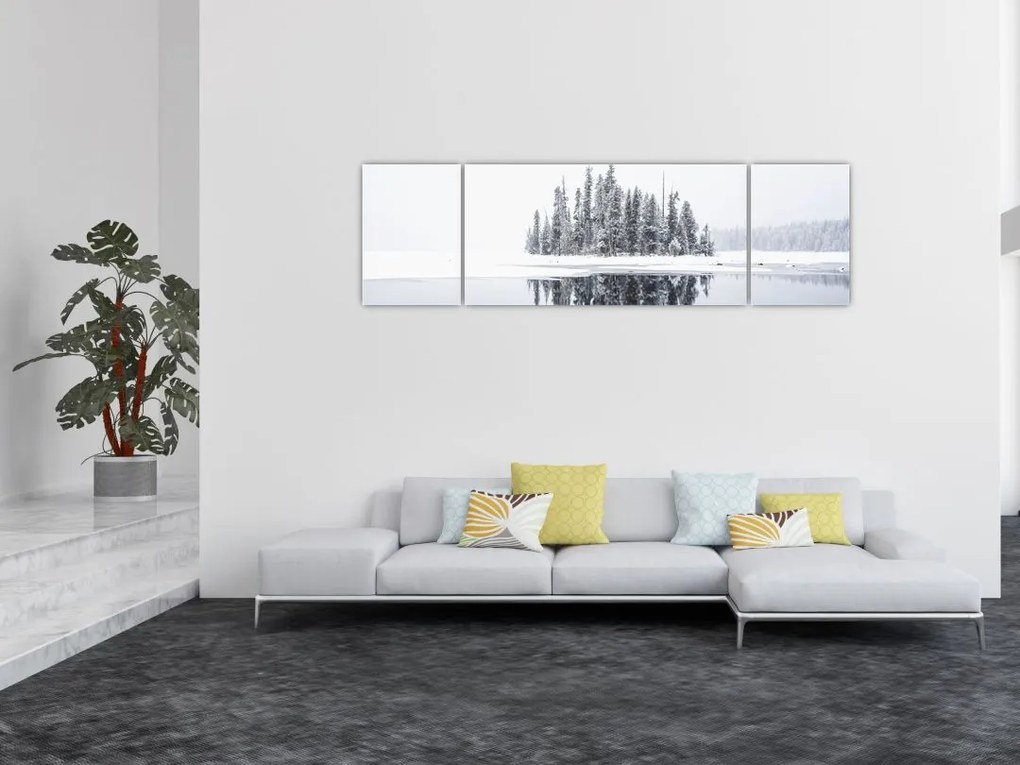 Obraz - Było biało (170x50 cm)