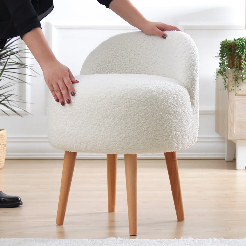 Taboret Rufmee White