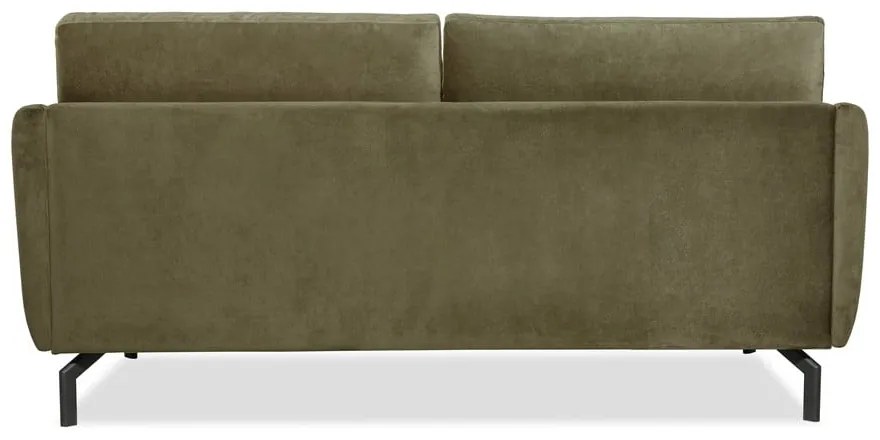 Zielona sofa z aksamitnym obiciem Scandic Magic, szer. 190 cm