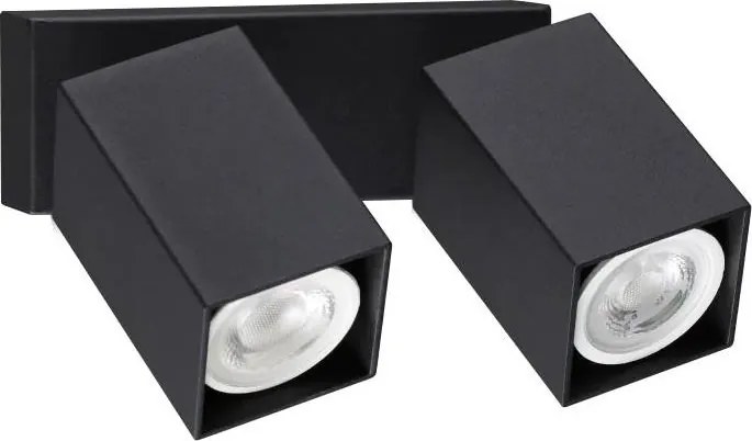 Ideal Lux - LED kinkiet punktowy DYNAMITE 2xGU10/7W/230V CRI 90 czarny