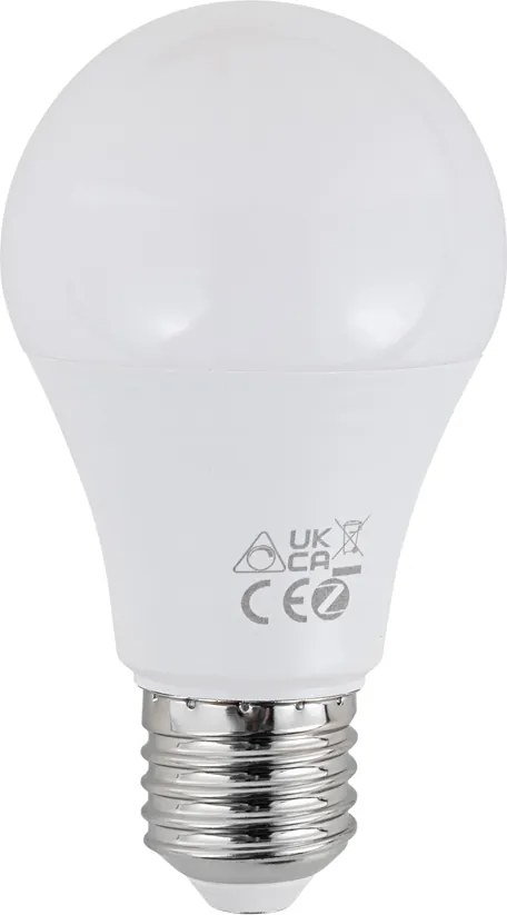 E27 Dimmable LED Żarówka A60 Opal 9W 806lm 2700-6500K