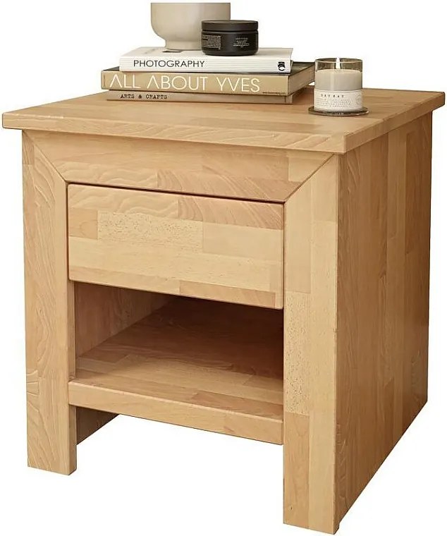Stolik nocny 45x46x45 cm Buk Verona Buk
