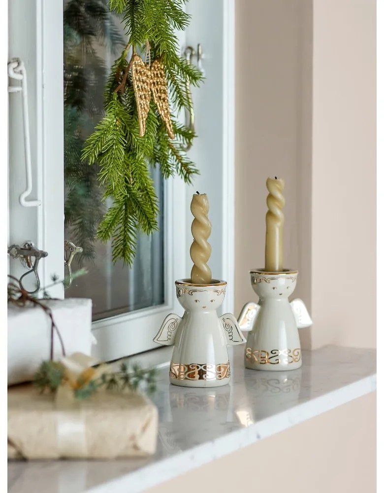 Kamionkowe świeczniki na świeczkę typu tealight zestaw 2 szt. Faella – Bloomingville