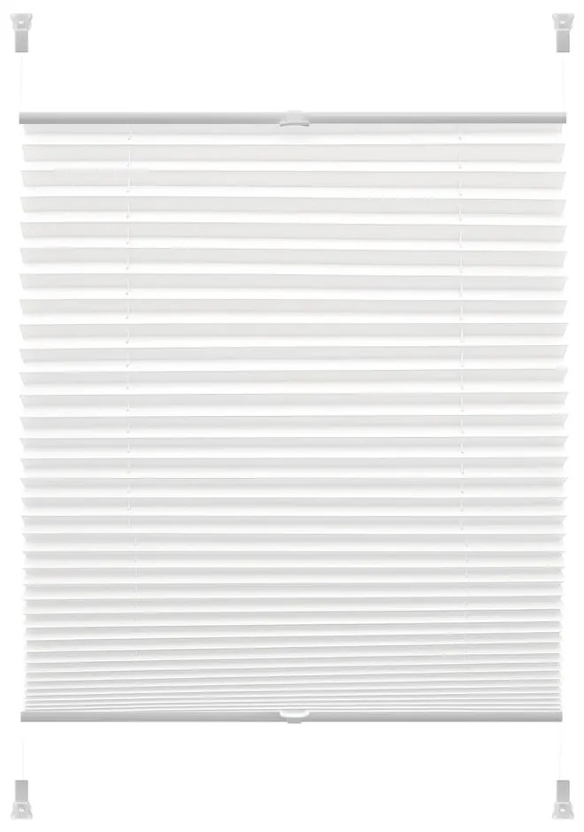 Biała roleta 57x150 cm Plisé Verona Termo – Gardinia