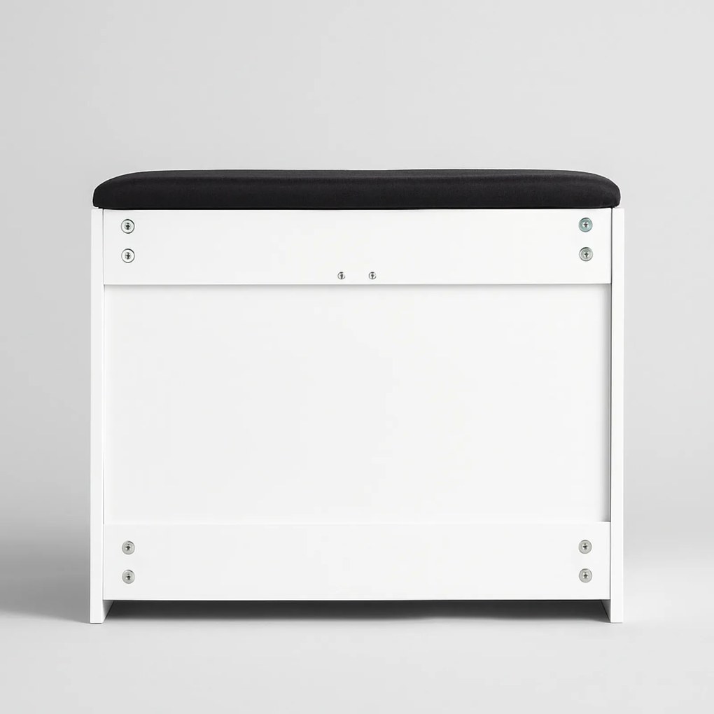 Szafka na buty z siedziskiem i wysuwanymi półkami VAULT, 57 x 30 x 53 cm