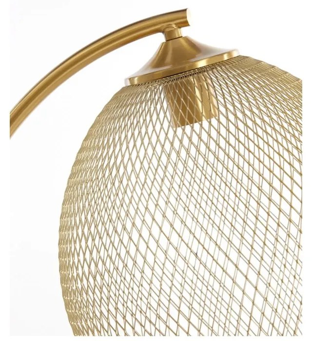 Lampa stojąca w kolorze złota (wysokość 160 cm) Moroc – Light &amp; Living