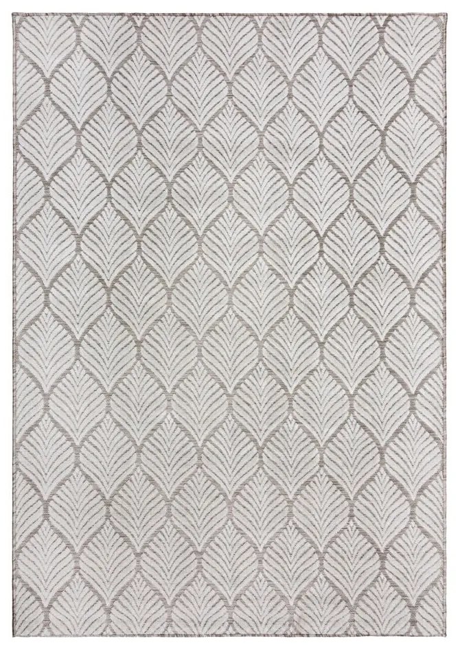 Dywan odpowiedni na zewnątrz w kolorze kości słoniowej 200x290 cm Elm Leaf – Flair Rugs