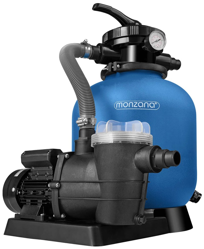 Filtr piaskowy do basenu AQUA 9 960 l/h, niebieska Monzana