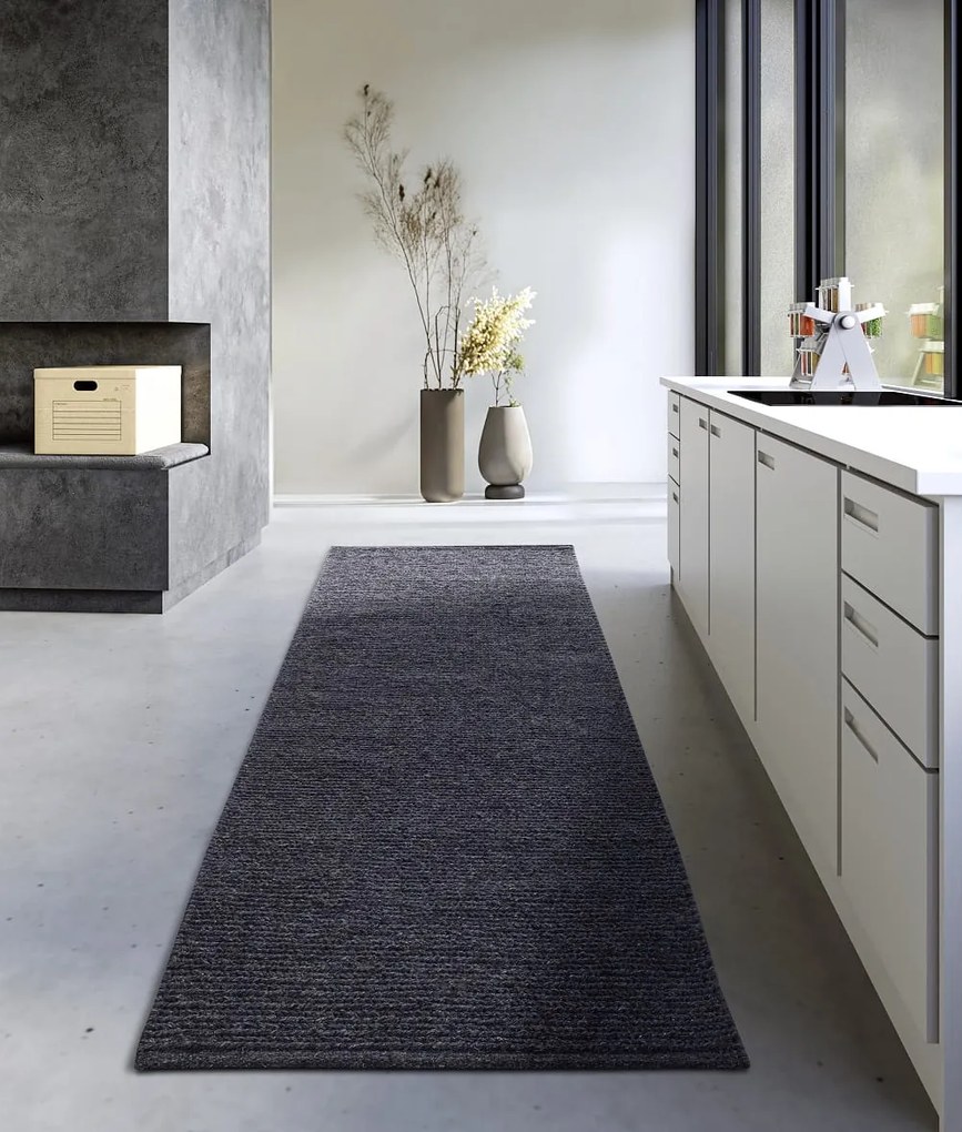 Dywan wełniany Villeroy &amp; Boch antracyt 80 cm x 200 cm