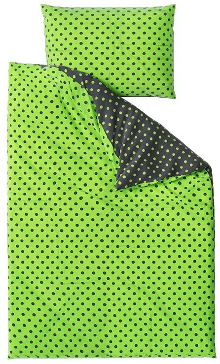 PrzytulneMieszkanie.pl PrzytulneMieszkanie.pl Bawełniana pościel COLAM GREEN zielona Rozmiar pościeli: 70 x 90 cm | 140 x 200 cm