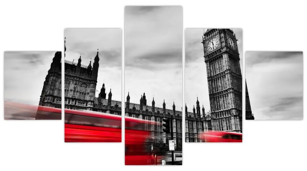 Obraz - Houses of Parliament w Londynie (125x70 cm)