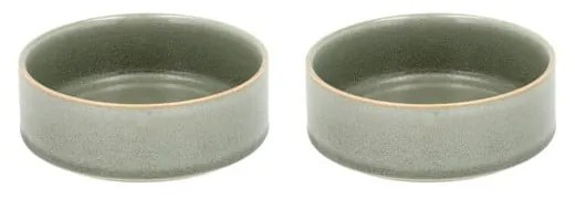 Zielone porcelanowe miski zestaw 2 szt. ø 10,1 cm Fjord – Villa Collection