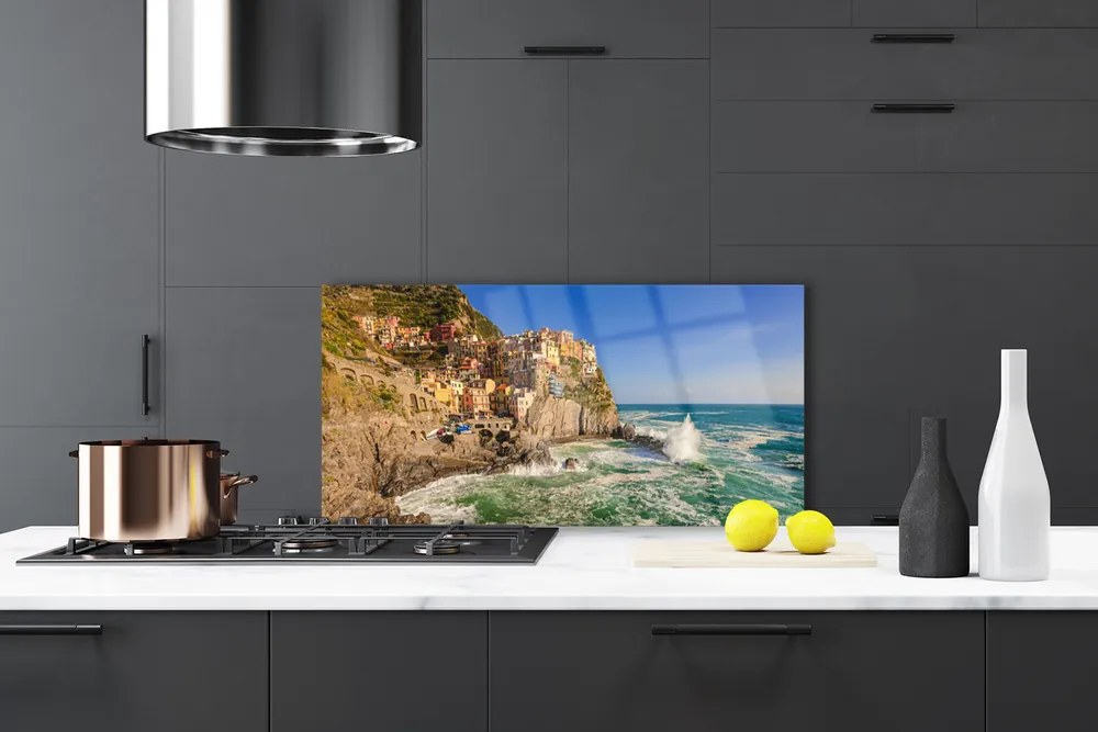 Panel nad blat kuchenny Skalisty Fiord Nad Oceanem